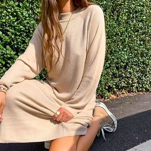 Mango knitted sweater dress size small